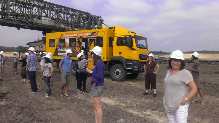 Site visit to coal mine Gut Geisendorf Site visit to coal mine Gut Geisendorf
